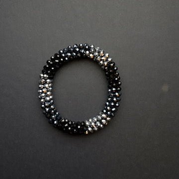 Haarband in zilver/zwart - The House of Dressage