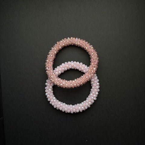 Haarband set in parelmoer roze - The House of Dressage