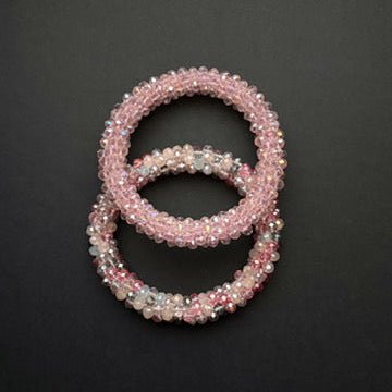 Haarband set in roze mix - The House of Dressage