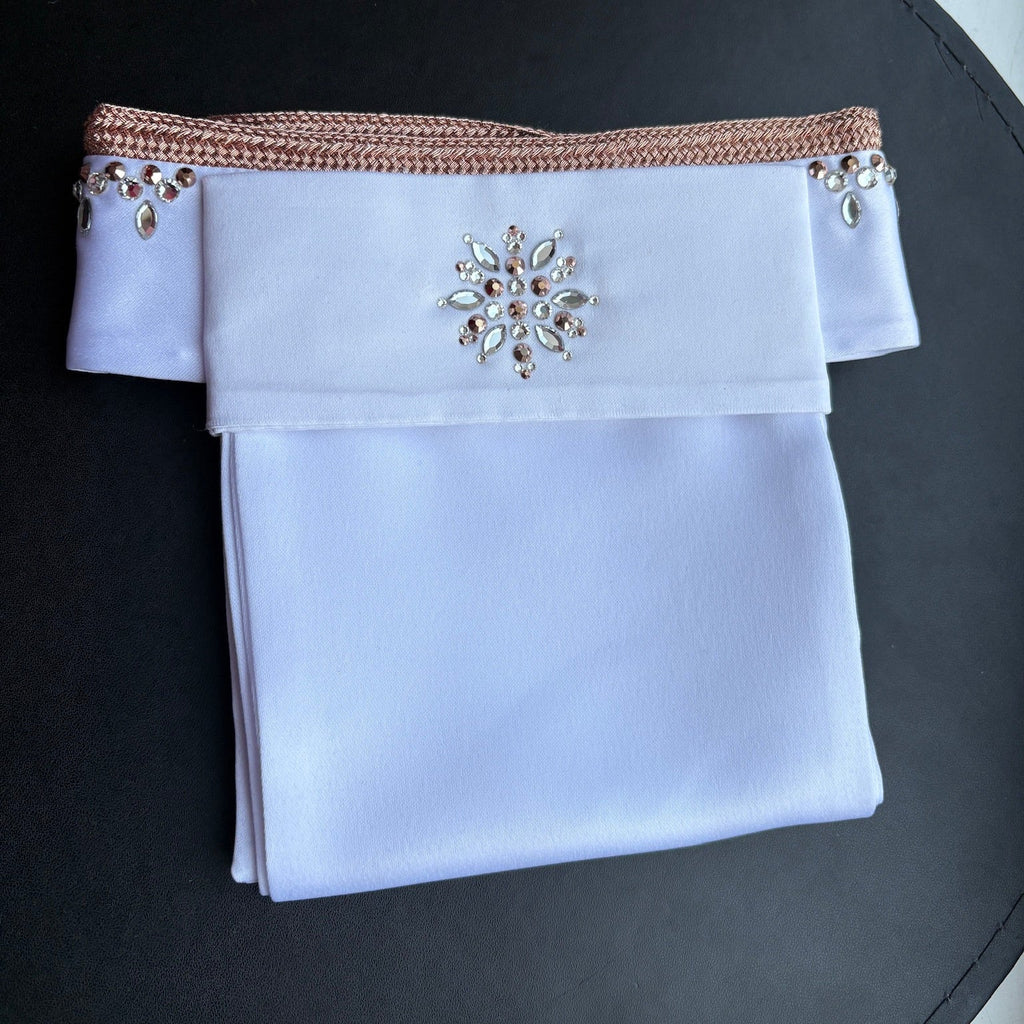 Plastron Perla in rosé goud Limited - The House of Dressage