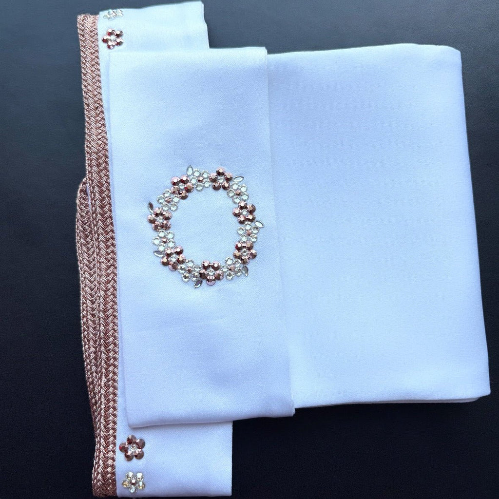 Plastron Starlight in rosé goud Limited - The House of Dressage