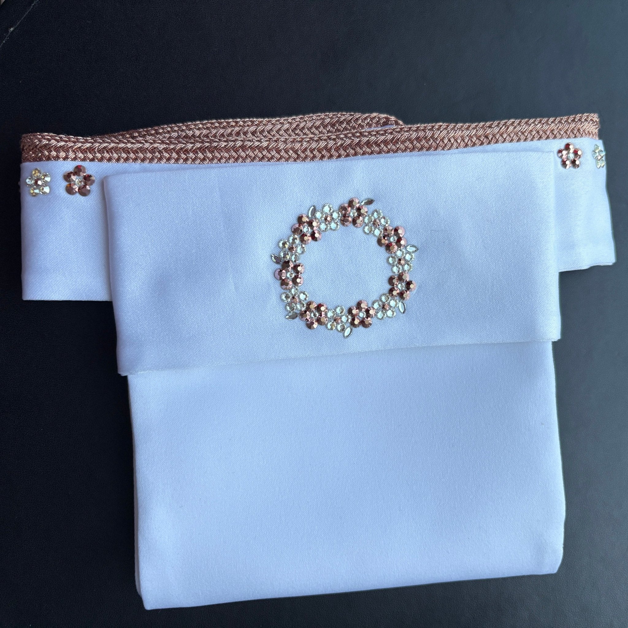 Plastron Starlight in rosé goud Limited - The House of Dressage